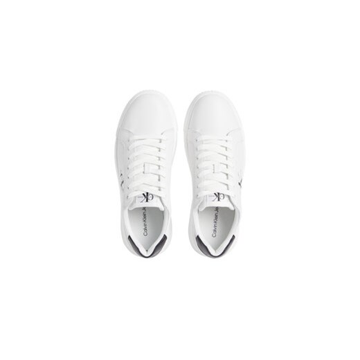 Sneakersy Calvin Klein Jeans Chunky Cupsole Monologo YM0YM00681 Biały 43 eobuwie.pl