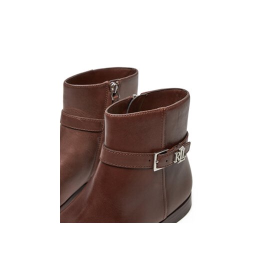 Botki Lauren Ralph Lauren 802946807003 Brązowy 35_5 eobuwie.pl