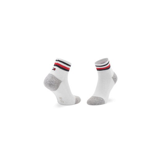 Zestaw 2 par wysokich skarpet dziecięcych Tommy Hilfiger 100001501 Biały Tommy Hilfiger 39_42 eobuwie.pl