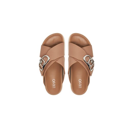 Klapki Liu Jo 4A5707 P0102 Brązowy Liu Jo 37 eobuwie.pl