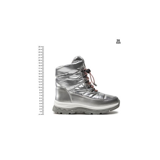 Śniegowce Garvalin 241851 B198 D Srebrny Garvalin 36 eobuwie.pl