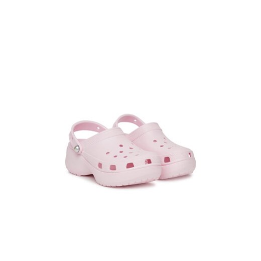 Klapki Crocs Classic Platform Pearl Clog 211231 Różowy Crocs 34_35 eobuwie.pl