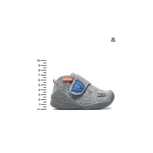 Kapcie Biomecanics 241154 B156-B Szary 18 eobuwie.pl