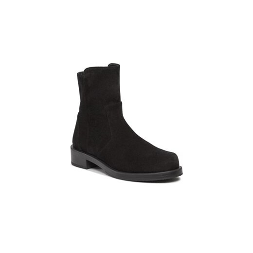 Botki Stuart Weitzman 5050 Bold Zip Btie SG094 Czarny Stuart Weitzman 40 eobuwie.pl