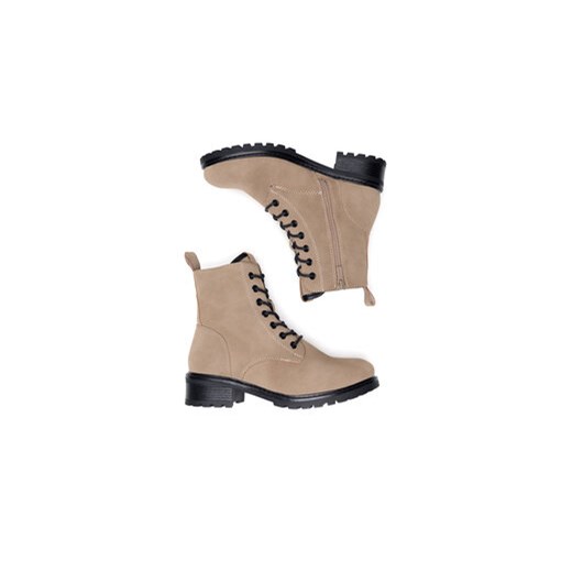 Botki Clara Barson WS2971-33 Beżowy Clara Barson 41 eobuwie.pl