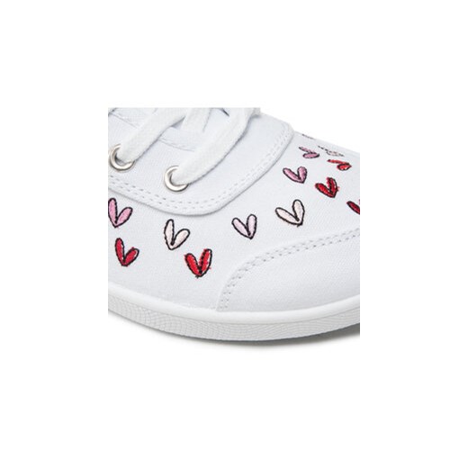 Sneakersy Skechers Love Brigade 113951/WRPK Biały Skechers 35 eobuwie.pl