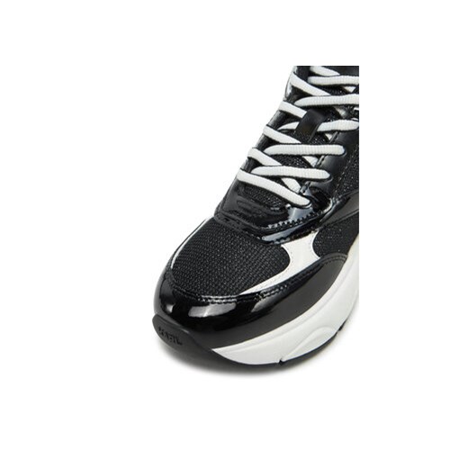 Sneakersy KARL LAGERFELD Komet Wedge KL65724A Czarny Karl Lagerfeld 36 eobuwie.pl