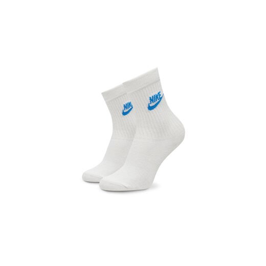 Zestaw 3 par wysokich skarpet damskich Nike DX5025 Biały Nike XL eobuwie.pl