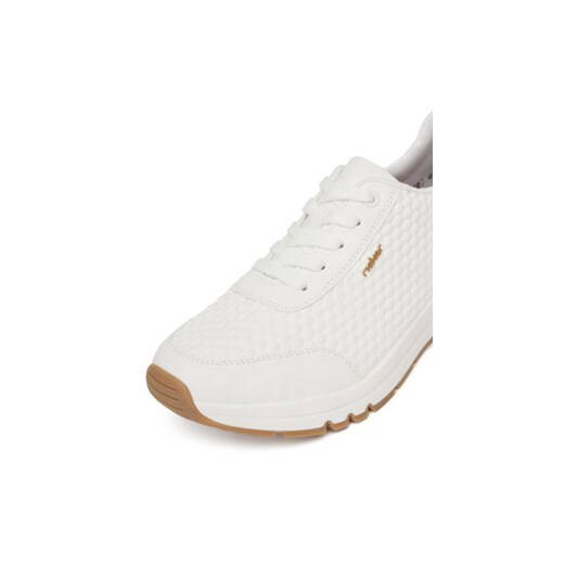 Sneakersy Rieker M6608-80 Biały Rieker 39 eobuwie.pl