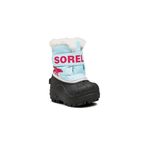 Śniegowce Sorel Toddler Snow Commander NV1960-428 Błękitny Sorel 21 eobuwie.pl