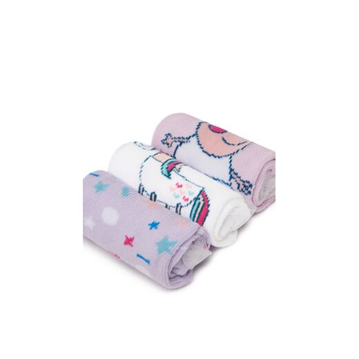 Skarpety Peppa Pig ACCCS-SS25-205PP(3-PACK) Biały Peppa Pig 25_27 eobuwie.pl