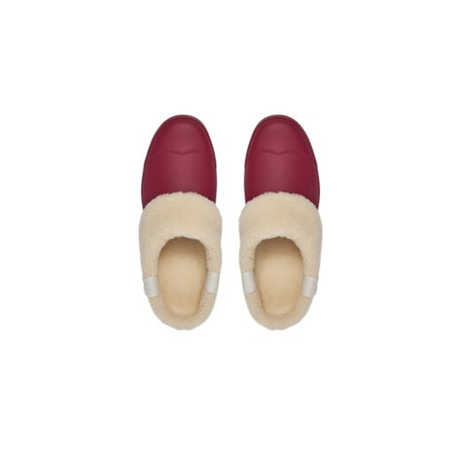 Klapki Hunter WFF1000RSP Bordowy Hunter 38 eobuwie.pl