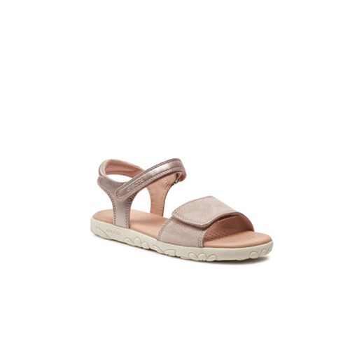 Sandały Geox J Sandal Haiti Girl J028ZA 0MANF C8172 D Różowy Geox 32 eobuwie.pl