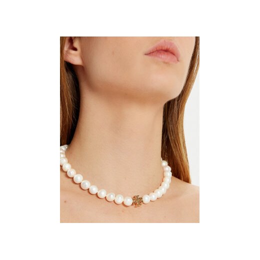 Naszyjnik Tory Burch Kira Pearl Necklace 157964 Złoty Tory Burch 00 eobuwie.pl