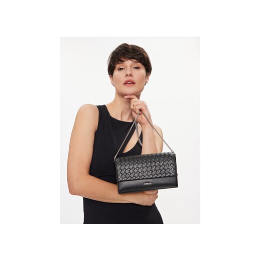 Torebka Calvin Klein Calvin Mini Quilt Mini Crossbody K60K611990 Czarny Calvin Klein 00 eobuwie.pl