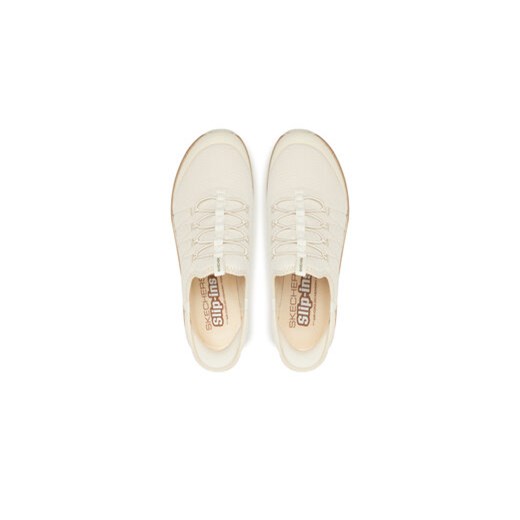 Sneakersy Skechers Virtue-Glow 104426/NTGD Beżowy Skechers 40 eobuwie.pl