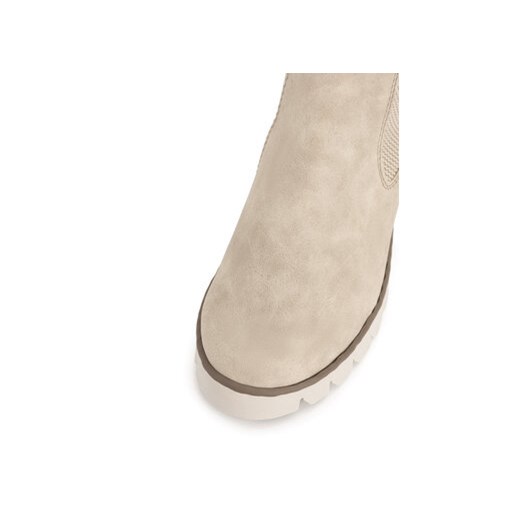 Botki Rieker X5772-60 Écru Rieker 38 eobuwie.pl