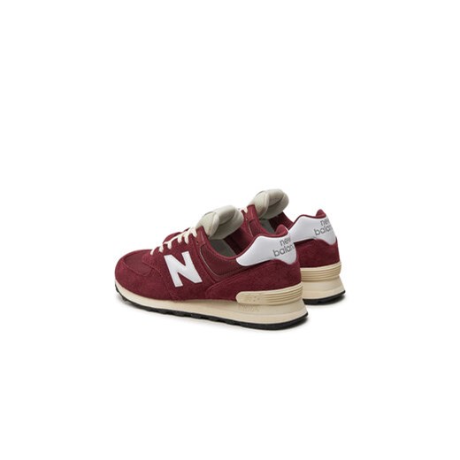 Sneakersy New Balance U574RBK Bordowy New Balance 42 eobuwie.pl