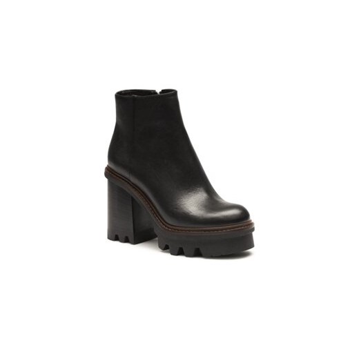 Botki AGL D267500PGWALDI0000 Czarny Agl 40 eobuwie.pl