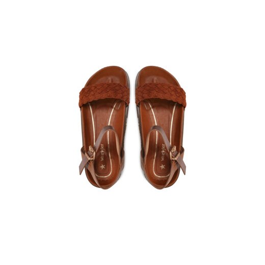 Sandały Wrangler Amaya Women WL21661A Brązowy Wrangler 39 eobuwie.pl