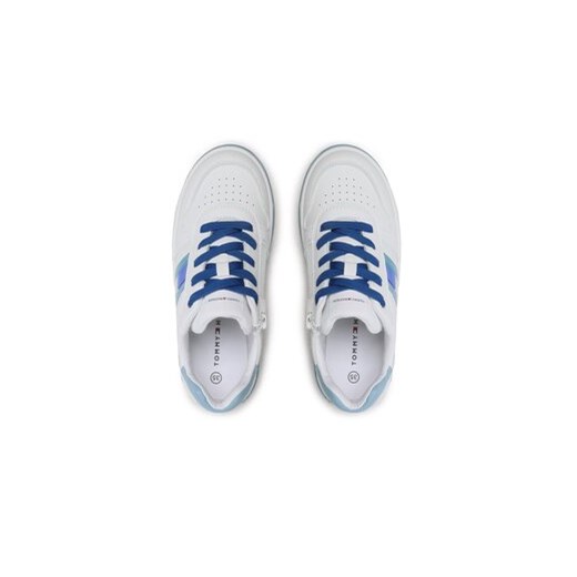 Sneakersy Tommy Hilfiger Flag Low Cut Lace-Up Sneaker T3X9-32869-1355 S Biały Tommy Hilfiger 36 eobuwie.pl