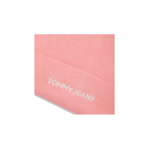 Czapka Tommy Jeans Tjw Linear Logo Beanie AW0AW15843 Różowy Tommy Jeans 00 eobuwie.pl