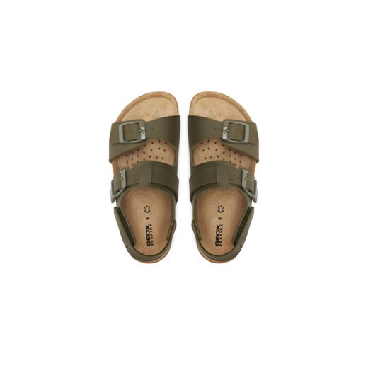 Sandały Geox J Ghita Boy J358LD 000BC C3009 S Khaki Geox 28 eobuwie.pl