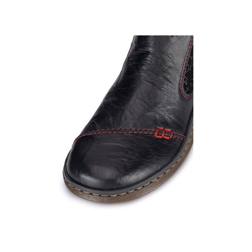 Sztyblety Rieker L8491-00 Czarny Rieker 36 eobuwie.pl