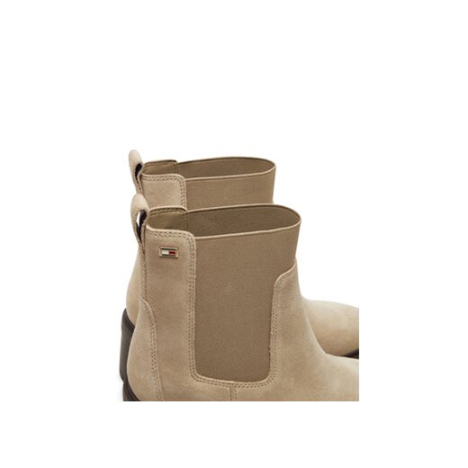 Sztyblety Tommy Hilfiger FW0FW08429 Beżowy Tommy Hilfiger 40 eobuwie.pl