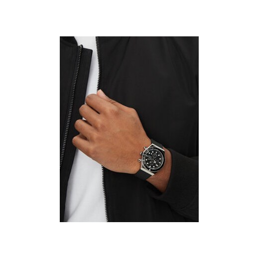 Zegarek Timex Q Timex Three Time Zone Chronograph TW2V70000 Czarny 00 eobuwie.pl