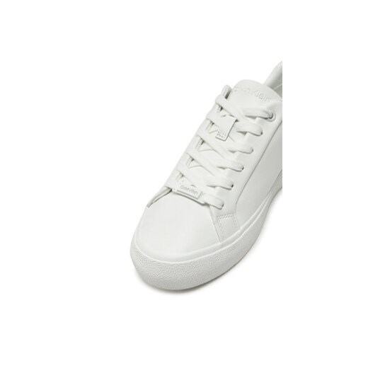 Sneakersy Calvin Klein Vulc Lace Up Texture Fox - Lth HW0HW02439 Biały Calvin Klein 38 eobuwie.pl