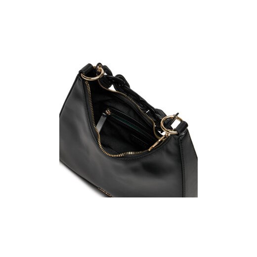 Torebka Tommy Hilfiger Soft Leather Shoulder Bag AW0AW16293 Czarny Tommy Hilfiger 00 eobuwie.pl