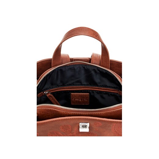 Plecak Desigual Dejavu Sumy Mini 25SAKP02 Brązowy Desigual OS eobuwie.pl