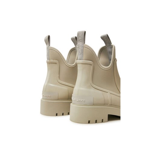 Kalosze Calvin Klein Jeans Mid Rainboot Chelsea YW0YW01034 Szary 40 eobuwie.pl