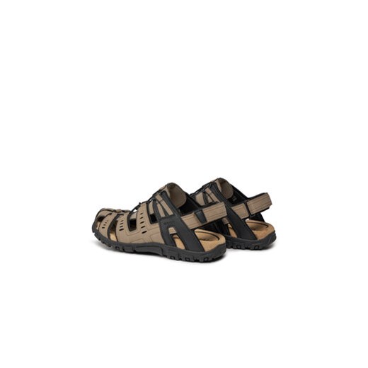 Sandały Geox Uomo Sandal Strada U4524C 000EK C6738 Brązowy Geox 45 eobuwie.pl