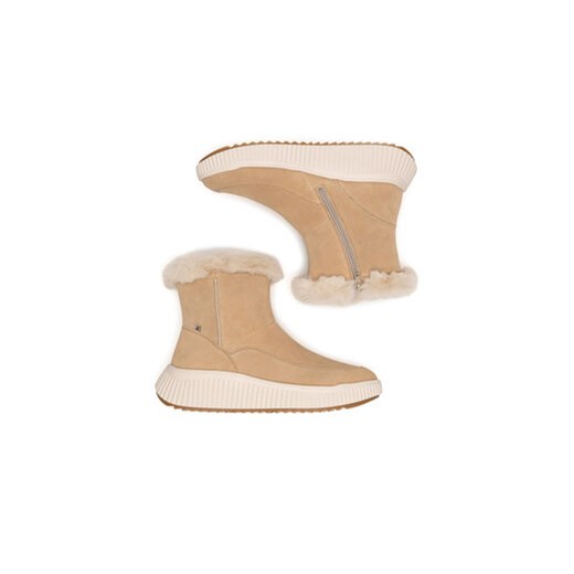 Botki Rieker Revolution Lifestyle W1772-62 Beżowy Rieker Revolution Lifestyle 37 eobuwie.pl