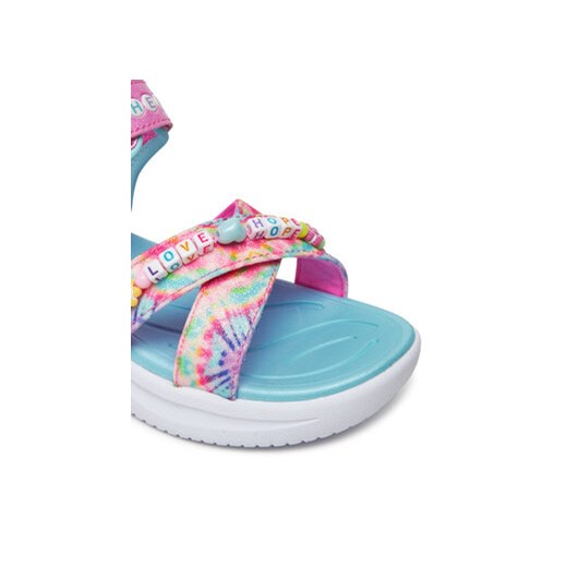 Sandały Skechers Jumpsters Sandal-Tie Dye Bffs 303045L/PKMT Różowy Skechers 36 eobuwie.pl