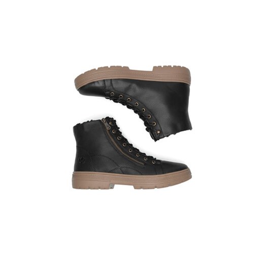 Botki Rieker N0031-00 Czarny Rieker 40 eobuwie.pl
