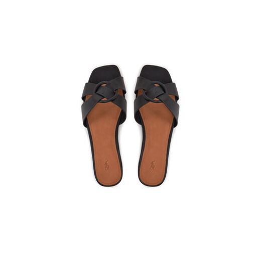 Klapki Polo Ralph Lauren 818955857002 Czarny Polo Ralph Lauren 39 eobuwie.pl