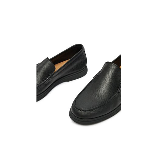 Mokasyny BOSS Sienne 50536173 Czarny 41 eobuwie.pl