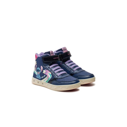 Sneakersy Geox Skylin J468WF 0ANAJ C4268 D Granatowy Geox 35 eobuwie.pl