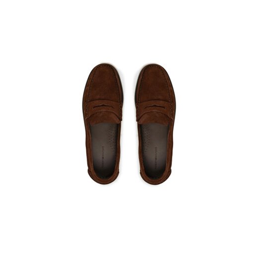 Lordsy Tommy Hilfiger Classic Hilfiger Suede Loafer FM0FM05363 Brązowy Tommy Hilfiger 41 eobuwie.pl