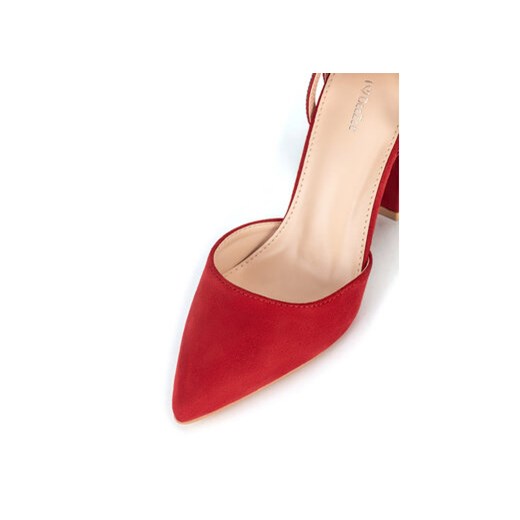 Czółenka DeeZee WSS20601-01 Czerwony 40 eobuwie.pl