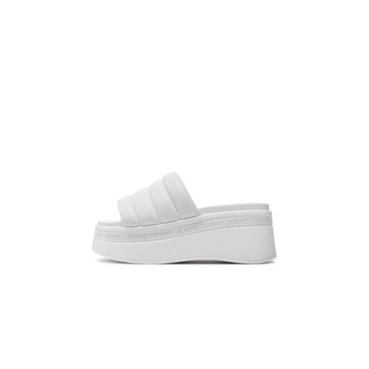 Klapki Tommy Jeans Tjw Wedge Sandal EN0EN02455 Écru Tommy Jeans 41 eobuwie.pl