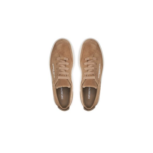 Sneakersy Emporio Armani X3X207 XR158 00085 Brązowy Emporio Armani 35 eobuwie.pl