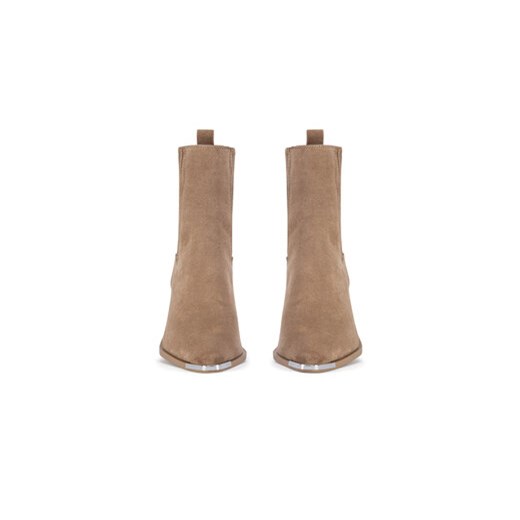 Botki DeeZee HY9057-5 Beżowy 40 eobuwie.pl