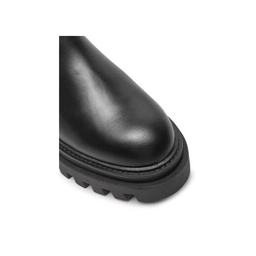 Sztyblety Calvin Klein Jeans Flatform YW0YW01542 Czarny 41 eobuwie.pl