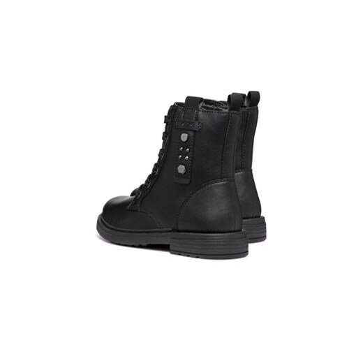 Kozaki Geox Jr Eclair J469QM 0009F C9999 D Czarny Geox 37 eobuwie.pl