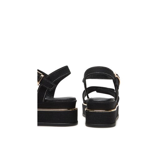 Sandały Tommy Hilfiger T3A2-33788-1828 M Czarny Tommy Hilfiger 33 eobuwie.pl