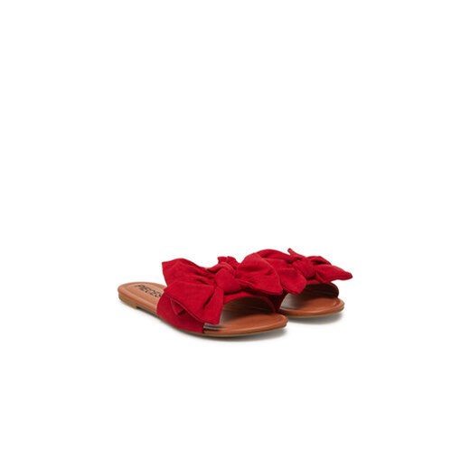 Klapki Pieces 17156846 Czerwony Pieces 41 eobuwie.pl